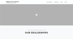 Desktop Screenshot of heroautogroup.com